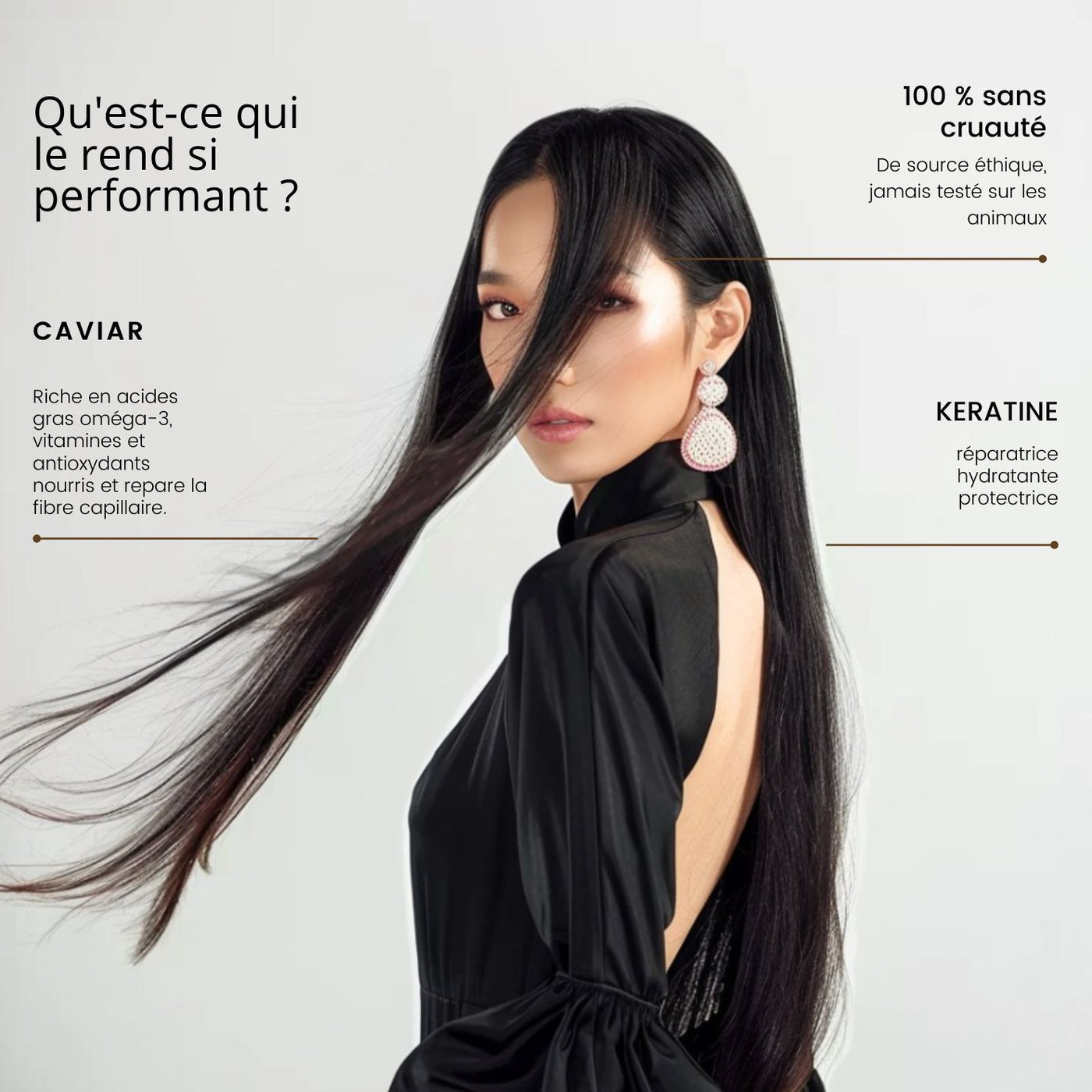 ROSEBAIE - DUO CAVIAR & KERATINE - 1 SHAMPOING 500ML + 1 MASQUE 500ML + 1 CHOUCHOU