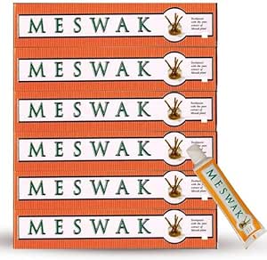 MESWAK - LOT DE 6 DENTIFRICES 6X100G + 1 MINI DENTIFRICE OFFERT