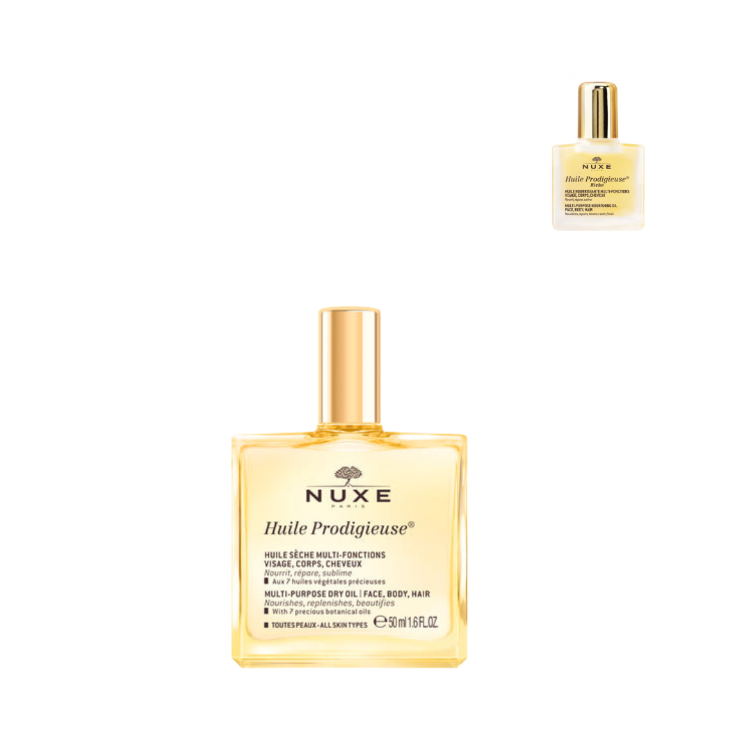 NUXE - HUILE PRODIGIEUSE 50 ML + 1 MINI HUILE OFFERTE