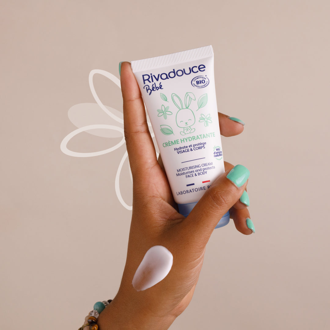 RIVADOUCE - DUO CREME HYDRATANTE BIO - 2X50ML + 1 CUILLERE OFFERTE