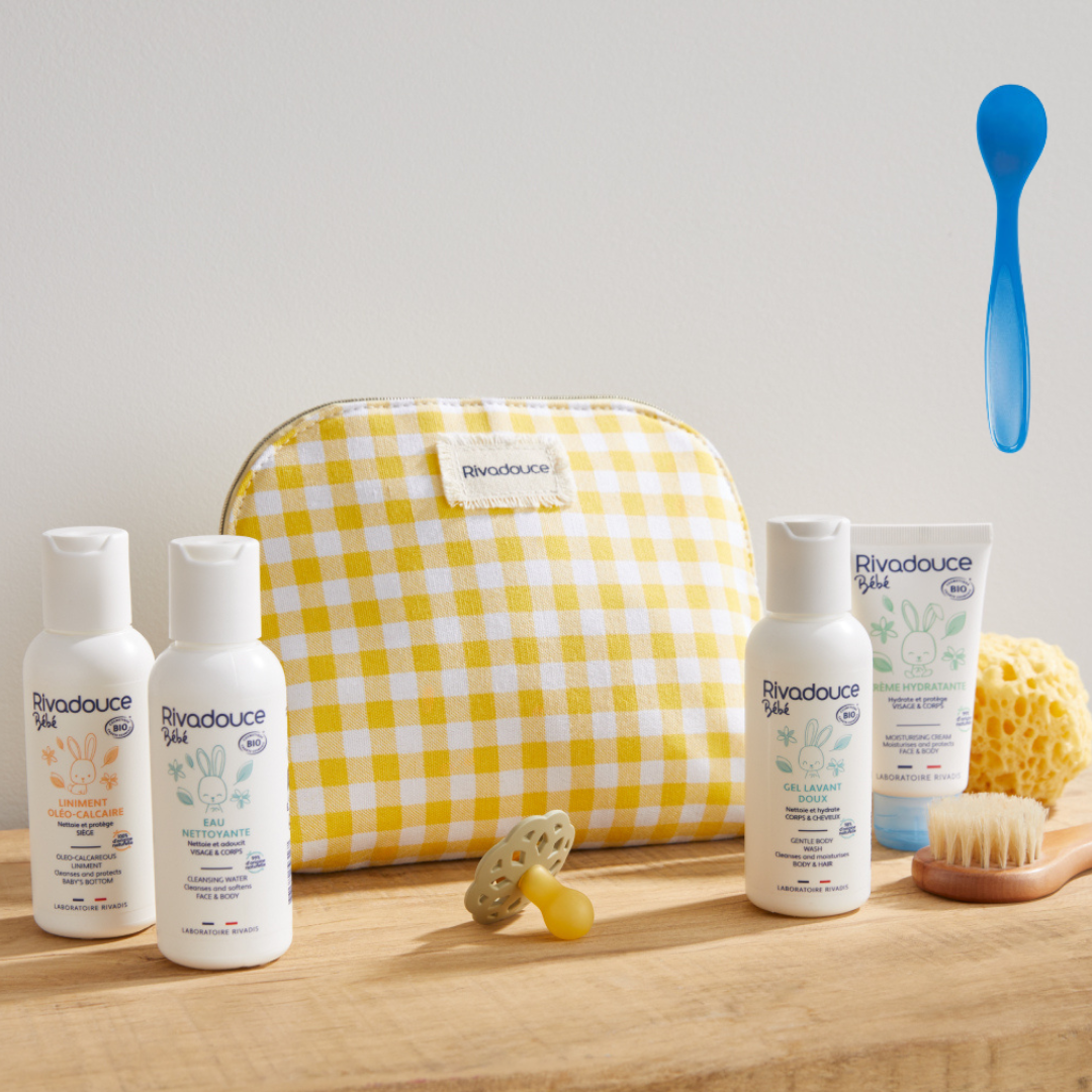 RIVADOUCE - KIT DE VOYAGE BEBE + 1 CUILLERE OFFERTE*