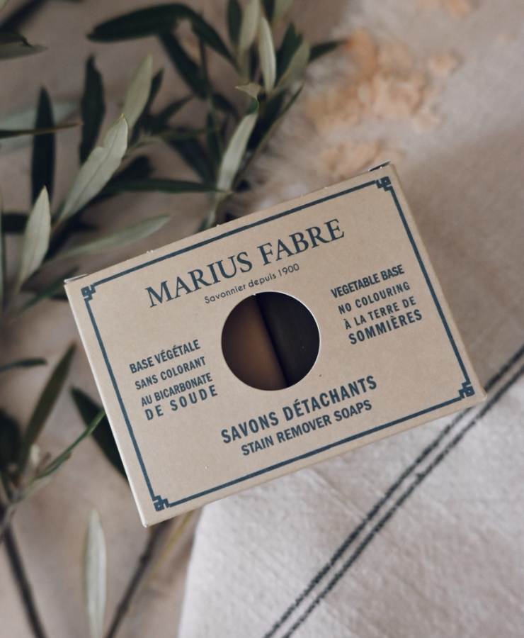 MARIUS FABRE - LOT DE 2 DUO DE SAVONS DETACHANTS 4X150G + 1 SAVONNETTE 40G OFFERTE