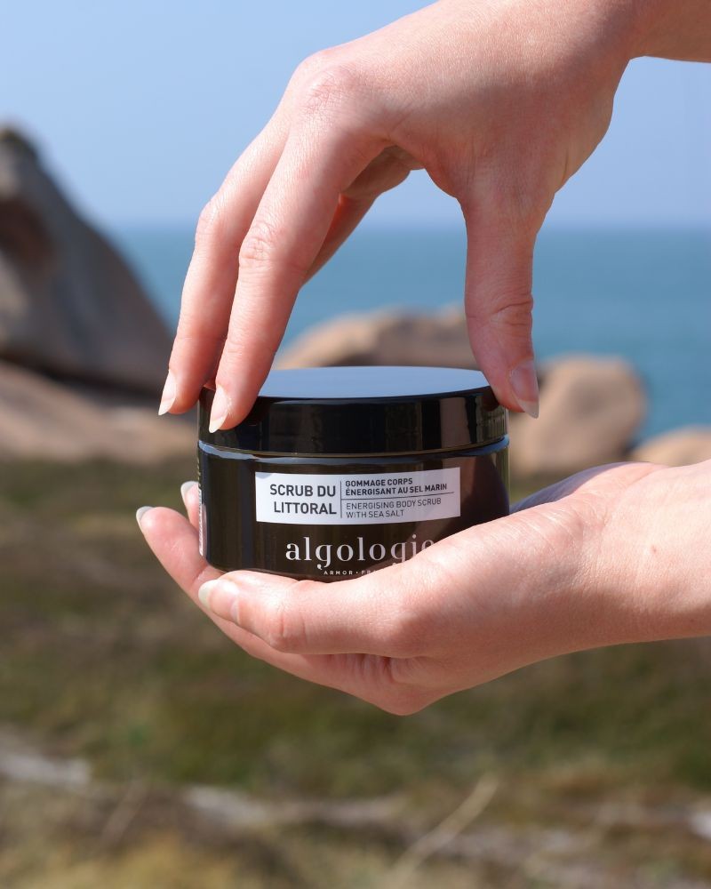 ALGOLOGIE - SCRUB DU LITTORAL- GOMMAGE CORPS ENERGISANT AU SEL MARIN - 200ML + 1 VERNIS VITRY OFFERT*