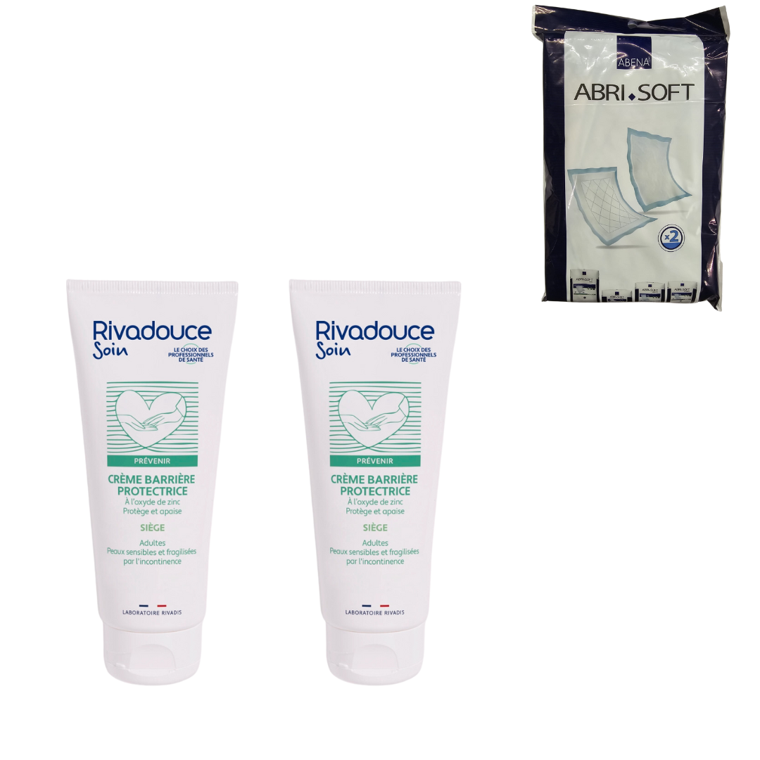RIVADOUCE - DUO CREME BARRIERE PROTECTRICE 2X100G + 2 ALESES OFFERTES