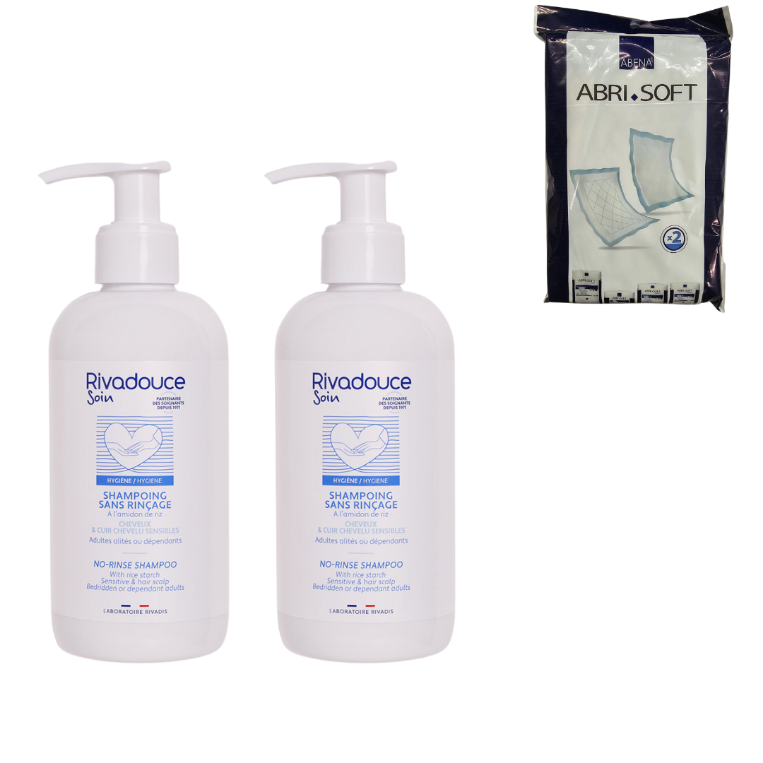 RIVADOUCE - DUO SHAMPOING SANS RINCAGE 2X250ML + 2 ALESES OFFERTES