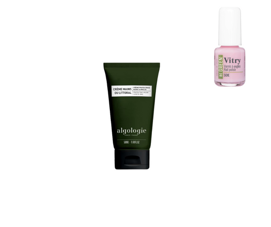 ALGOLOGIE- CREME MAINS DU LITTORAL- CREME PROTECTRICE MAINS & ONGLES 50ML + 1 VERNIS VITRY OFFERT*