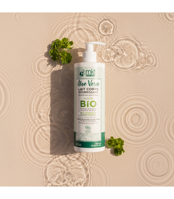 MKL - LOT DE 2 LAITS CORPS ALOE VERA 2X400ML + 1 EAU MICELLAIRE OFFERTE