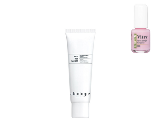 ALGOLOGIE - NUIT DES VAGUES - MASQUE DE NUIT HYDRA-RESSOURCANT - 50ML + 1 VERNIS VITRY OFFERT *